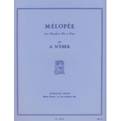 Weber: Mélopée (Saxo Alto y P)