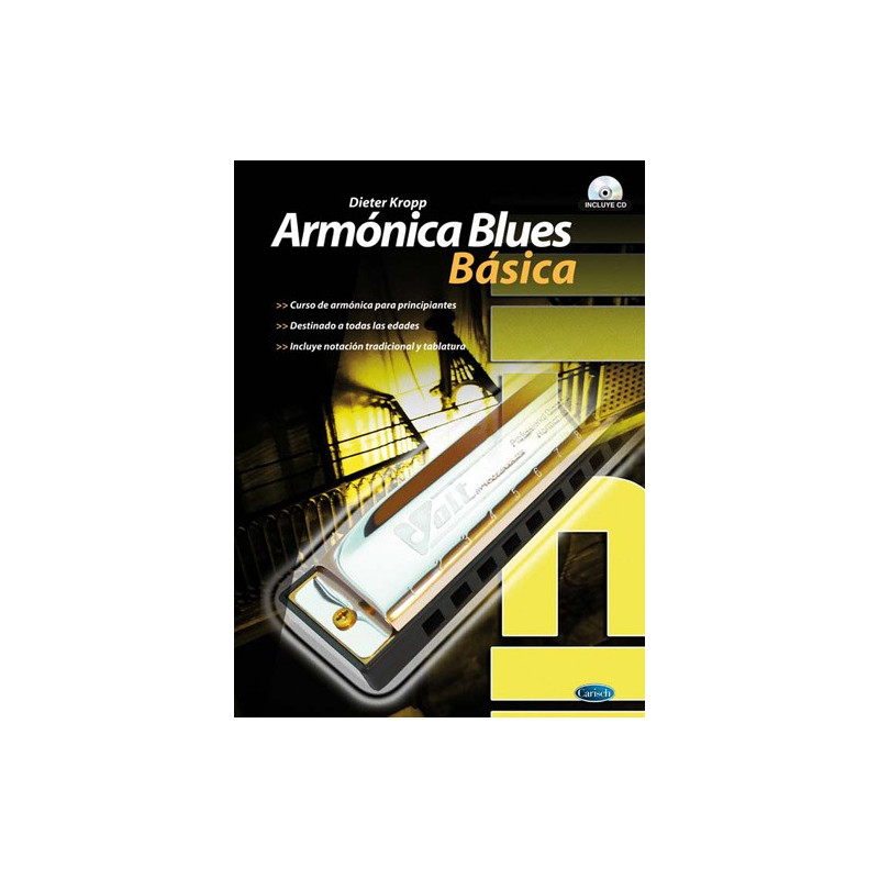 Armónica de Blues Básica +cd
