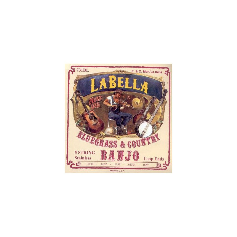 Juego de Cuerdas Banjo 5 CDAS La Bella