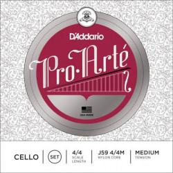 Cuerdas Cello D'addario Pro Arté J59