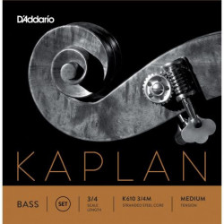 Cuerdas Contrabajo D'addario Kaplan K610 3/4