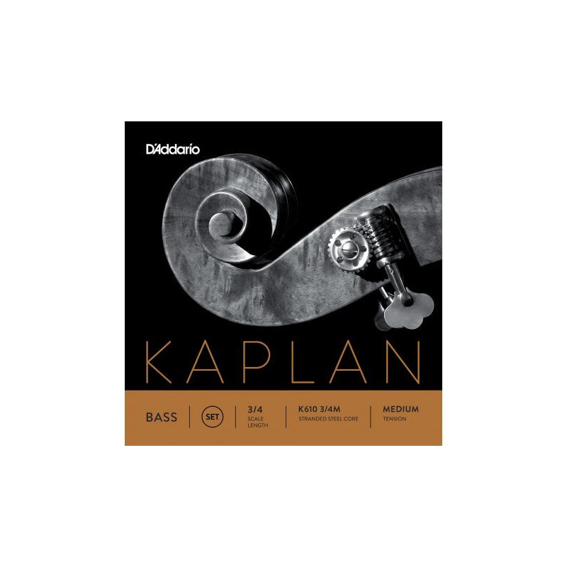 Cuerdas Contrabajo D'addario Kaplan K610 3/4