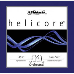 Cuerdas Contrabajo D'addario Helicore H610 3/4 Light