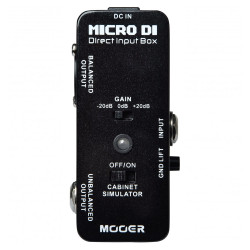 Pedal MOOER MICRO DI Direct input box