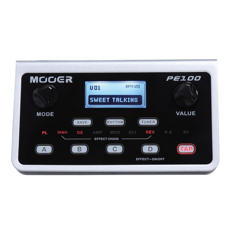 Pedal MOOER PE100 Portable guitar effects