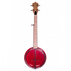 Banjolele Bones BB500R 5 Cuerdas Rojo