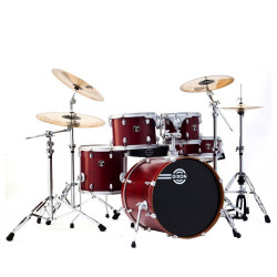Batería Dixon FS-522 FUSE CHERRY Satin Candy Red Fade