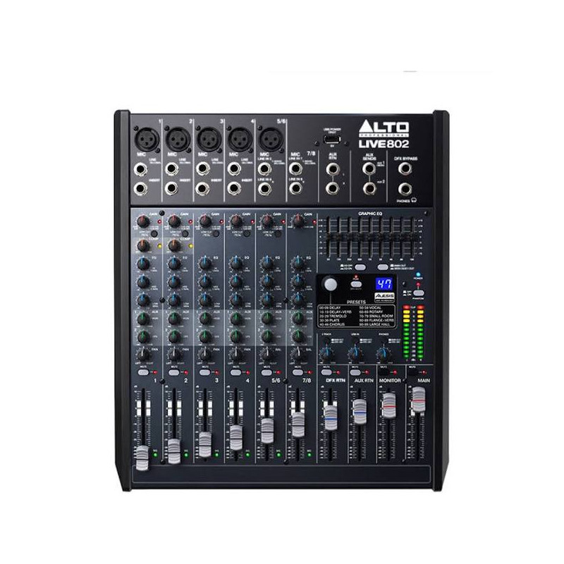 Mesa de Mezclas Alto Professional Live 802