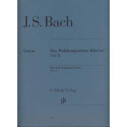 Bach El clave bien temperado 2ºv (Urtext Henle Verlag)