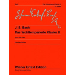 Bach El clave bien temperado 2ºv (Urtext Wiener)