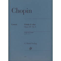 Chopin Estudio Op10 Nº3 (Urtext G.H.Verlag)