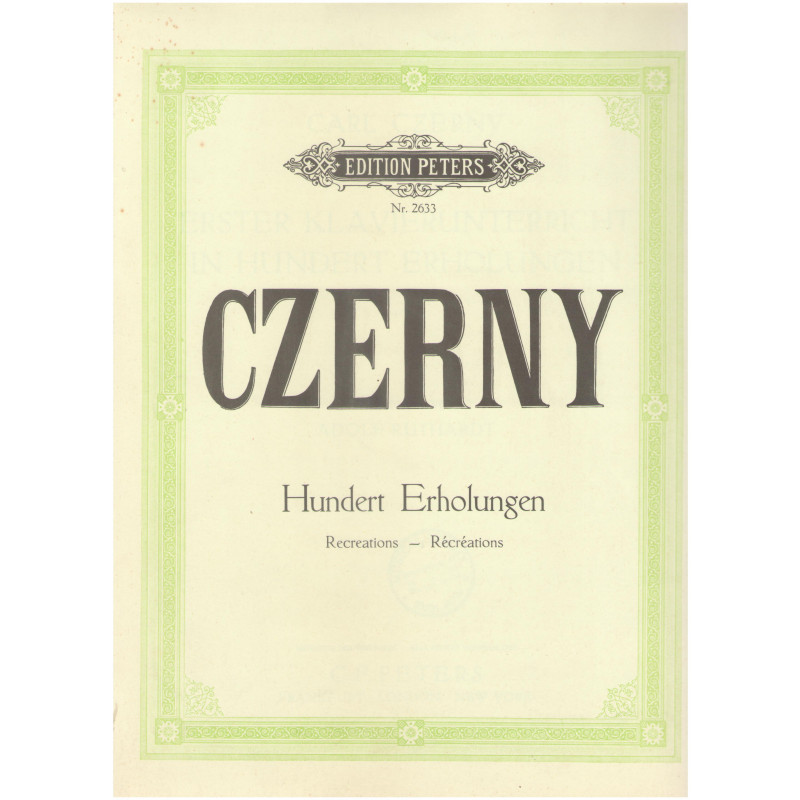 Czerny Recreaciones (Peters)